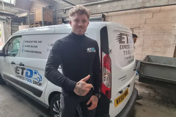 Nick Bulmer, director of Express Tool Drop, with the finished van