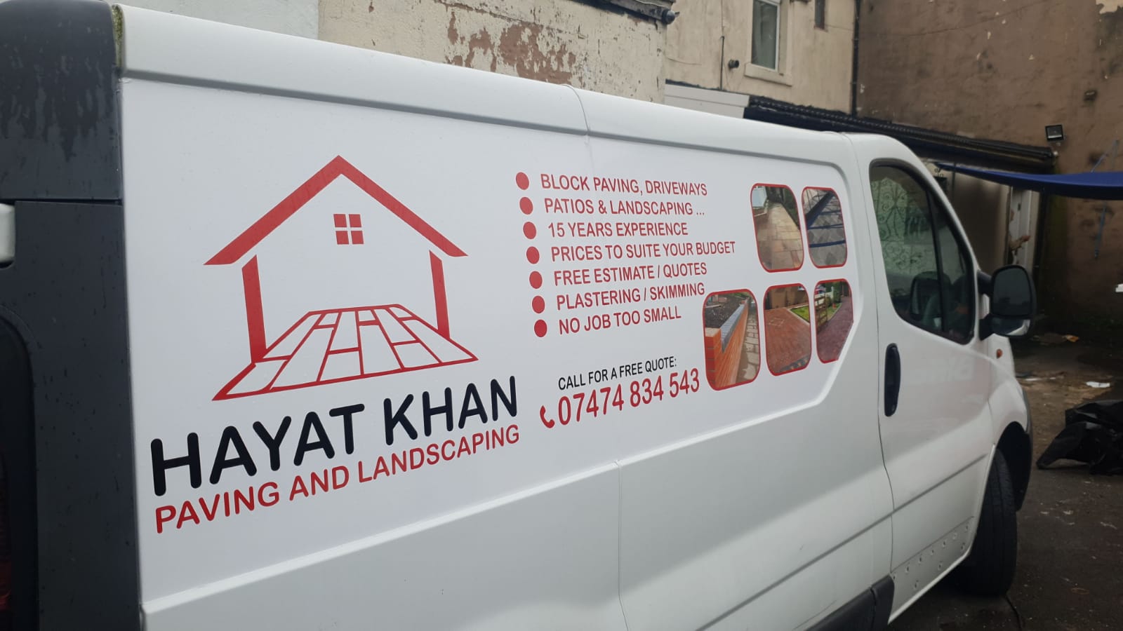 Van sign job